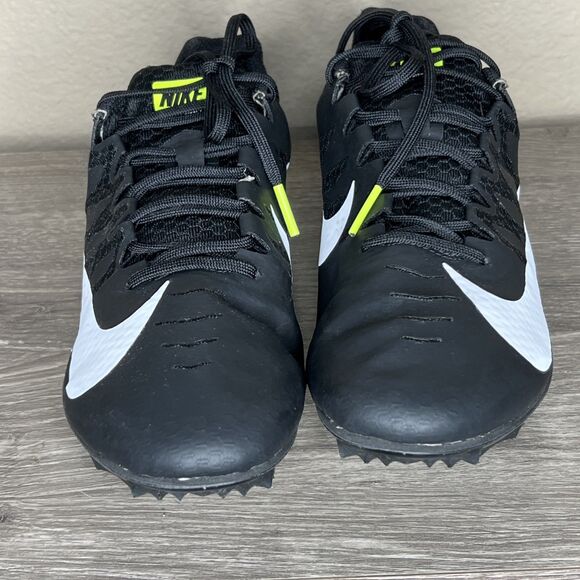 Nike Racing Zoom Rival S Track Spikes Shoes Mens Size 8 Black White 907564-017 - Picture 6 of 12
